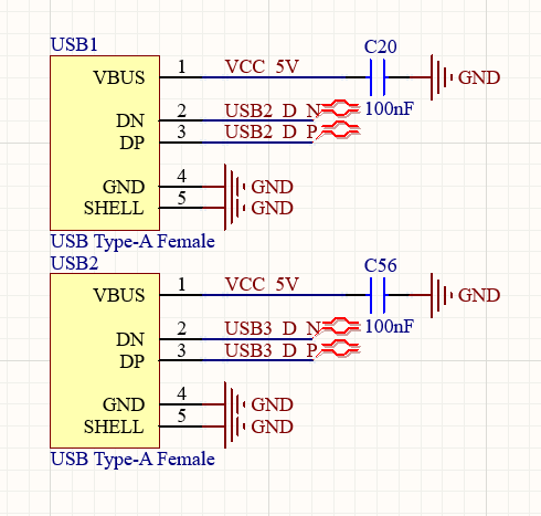 USBA-HOST电路